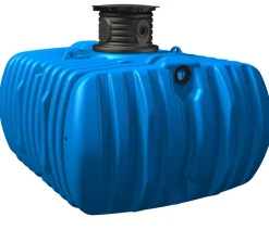4rain Regentonnen & Zisternen - Flachtank-Paket Flat L Haus-Premium Blau