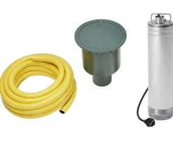 4rain Flachtank-Paket Flat M Garten-Comfort Blau