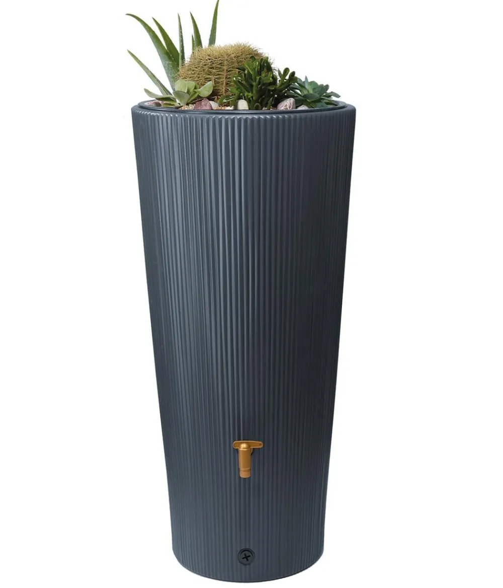 4rain Regentonnen & Zisternen > 2in1 Regenspeicher Vaso Decor, 220 l