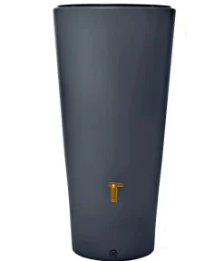 4rain Regenspeicher Vaso 2in1, 220 l, ca. Ø58/H120 cm Grau Discount