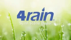 4rain Regentonnen & Zisternen > Wandtank Slim Stone Decor, 350 l, ca. B60/H184/T39 cm