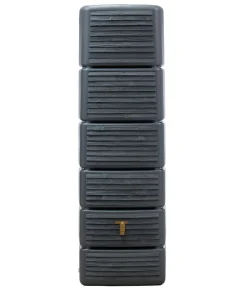 4rain Regentonnen & Zisternen > Wandtank Slim Wood Decor, 330 l