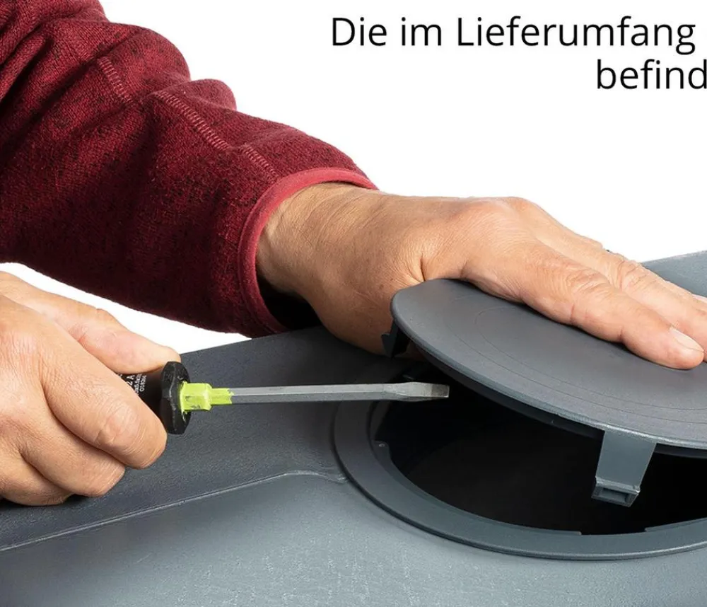4rain Regentonnen & Zisternen > Wandtank Slim Wood Decor, 330 l