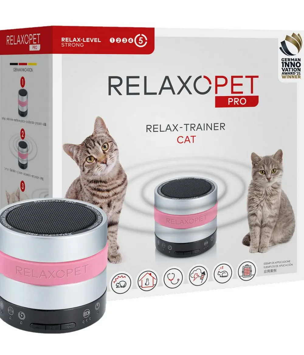 RelaxoPet® Mehr Katzenzubehör|Katzenpflege - Entspannungs-System PRO für Katzen, ca. Ø7/H8 cm