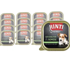 Rinti Feinest Nassfutter für Hunde, 11 x 150 g Hot