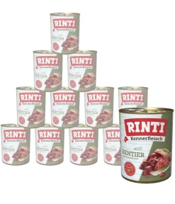 Rinti Nassfutter Hund > Kennerfleisch Nassfutter für Hunde, 12 x 800 g