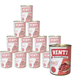 Rinti Kennerfleisch Nassfutter für Hunde, 12 x 800 g Sale