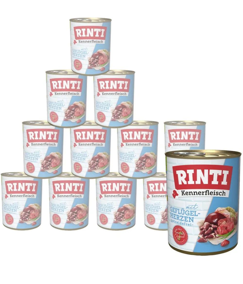 Rinti Kennerfleisch Nassfutter für Hunde, 12 x 800 g New