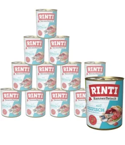 Rinti Nassfutter Hund - Kennerfleisch Nassfutter für Hunde, 12 x 800 g