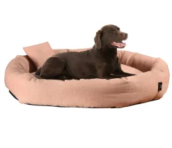 Rohrschneider Hundebetten & Körbe|Katzenbetten & Katzenkissen - ® Kucheine Bue, rund Zartrosa