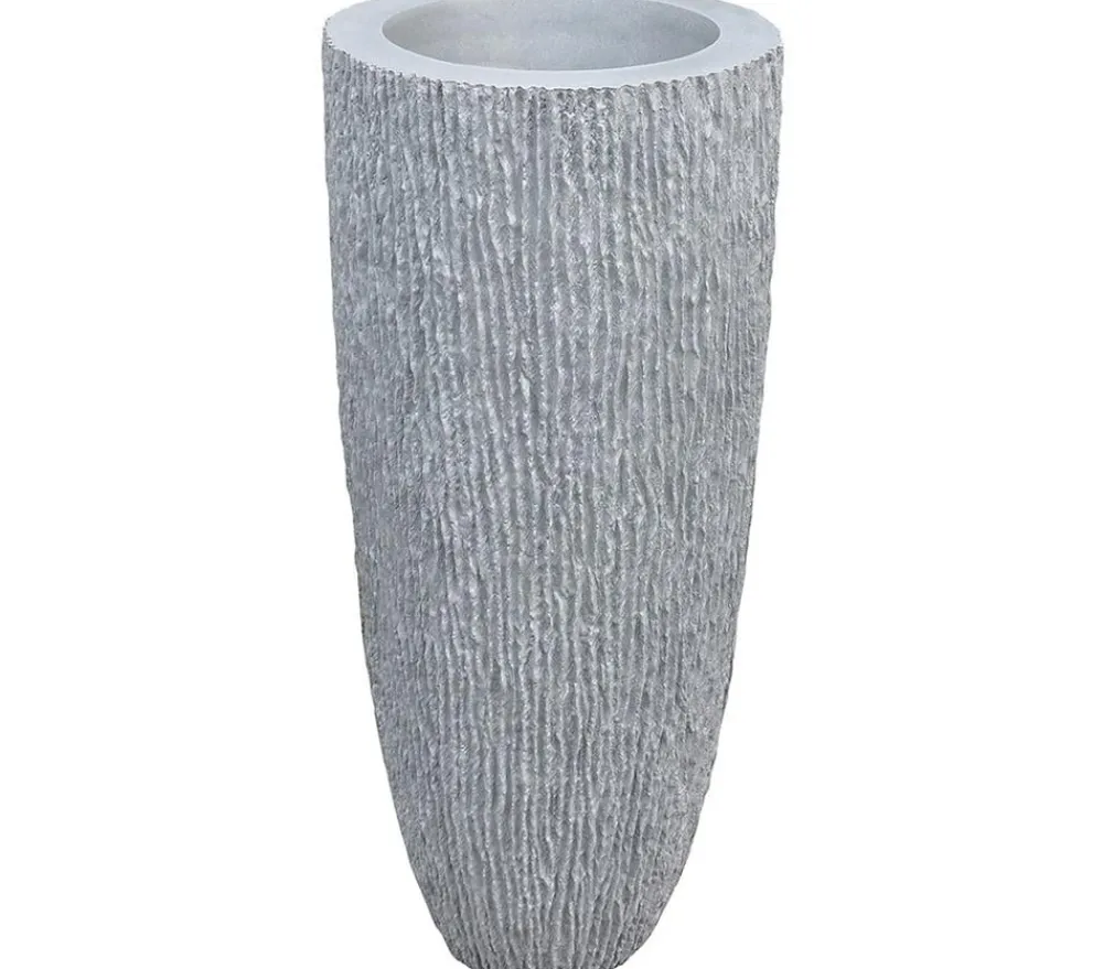 Roto Kunststoff-Blumentopf Samba, konisch, Ø 48 cm, Grau Best