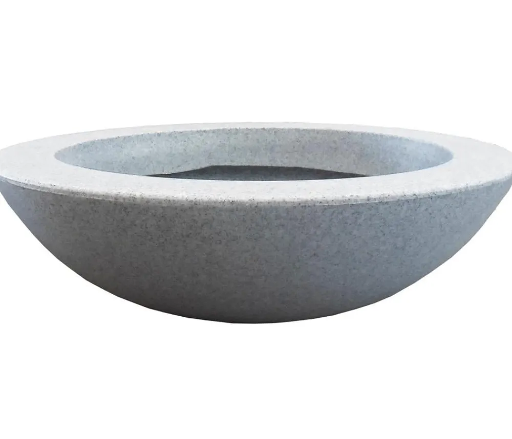 Roto Kunststoff-Pflanzschale Ballett, rund, , ca. Ø60/H18 cm Hellgrau Sale