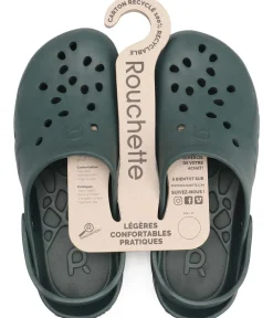 Rouchette Clog Kosmik, Grün Outlet