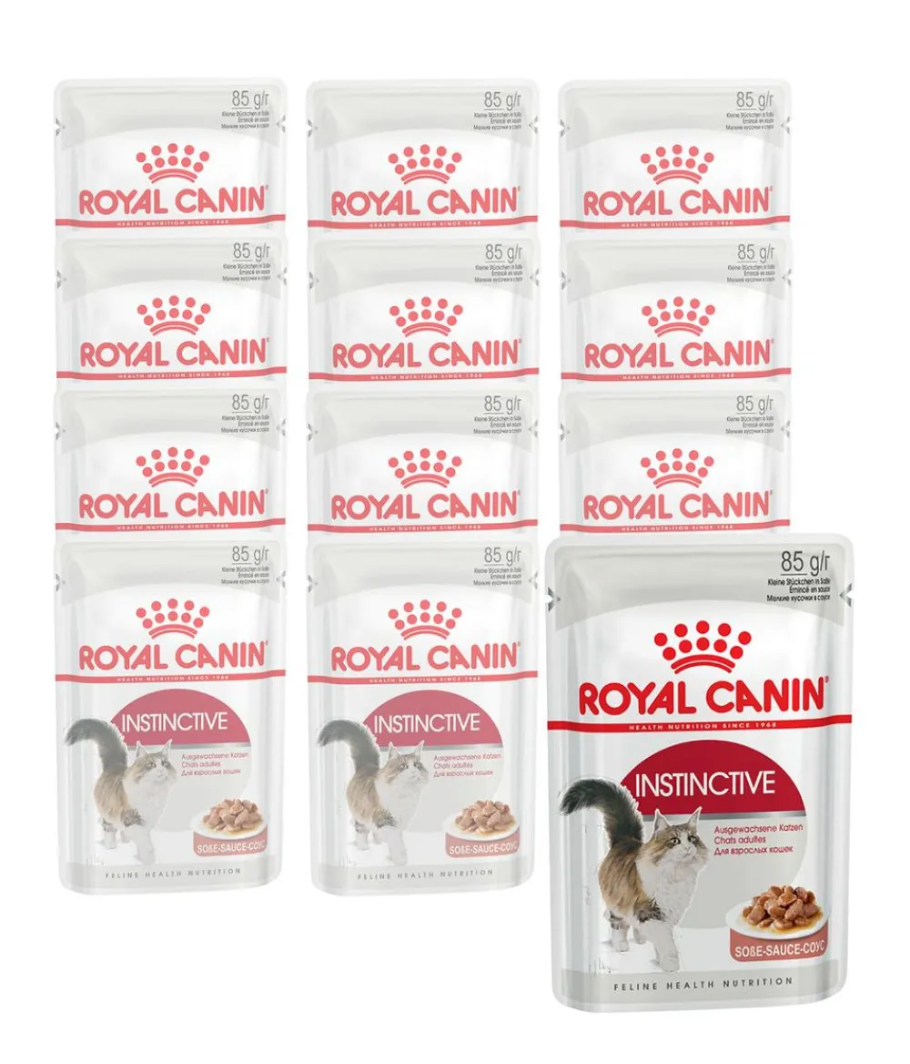 ROYAL CANIN® Nassfutter Katze > Nassfutter für Katzen Instinctive in Soße, 12 x 85 g
