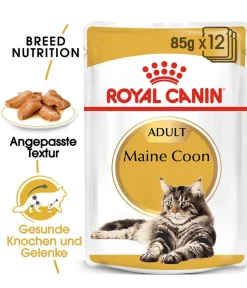 ROYAL CANIN® Nassfutter Katze > Nassfutter für Katzen Maine Coon Adult in Soße, 12 x 85 g