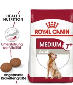 ROYAL CANIN® Trockenfutter für Hunde Medium Adult 7+ New