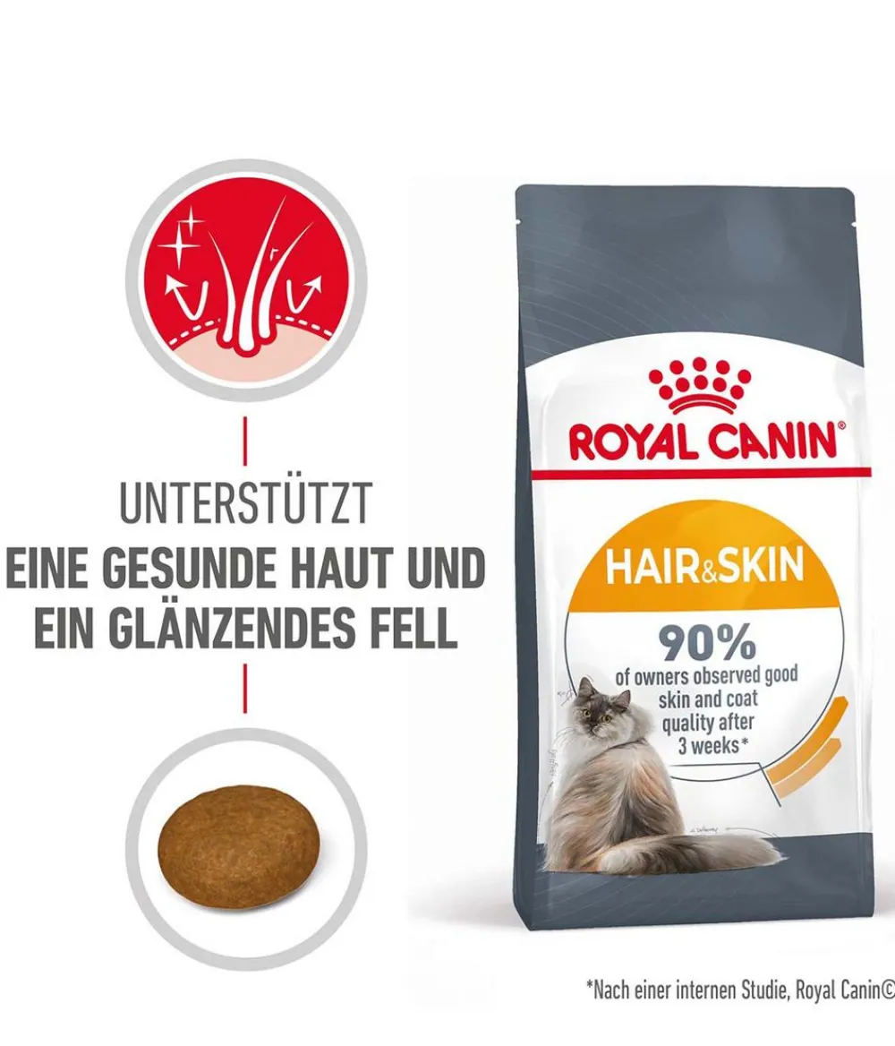 ROYAL CANIN® Trockenfutter Katze - Trockenfutter für Katzen Hair & Skin Care