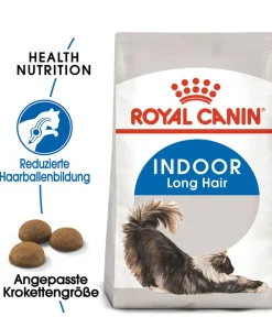 ROYAL CANIN® Trockenfutter Katze - Trockenfutter für Katzen Indoor Long Hair