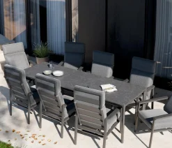 Royal Garden Relaxstühle - Gartenstuhl Focosa, ca. B67/H115,5/T75,5 cm Grau