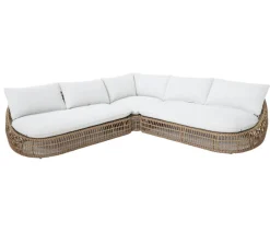 Royal Garden Loungemöbel - Geflecht-Sofa Norden, 3-teilig