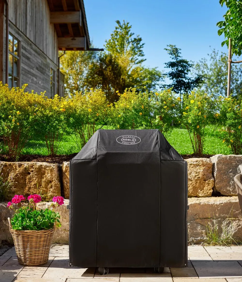 Rösle Abdeckhaube VIDERO G6/G6-S/ALLFLAME 6, ca. B160/H115/T60 cm Schwarz Outlet