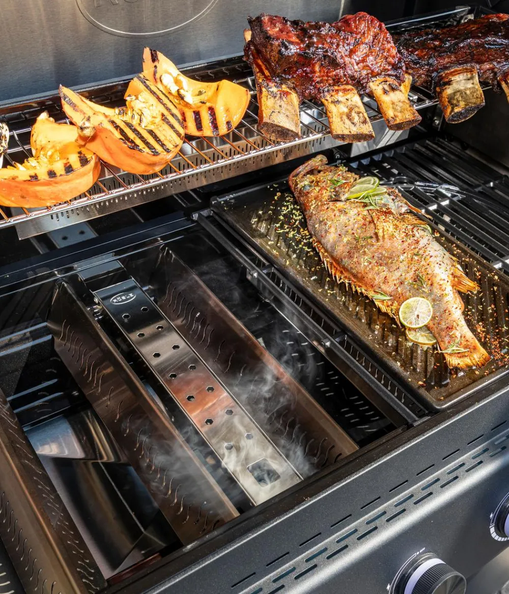 Rösle Gasgrills - Gasgrill Allflame Hero 6, ca. B157/H118/T62 cm Schwarz