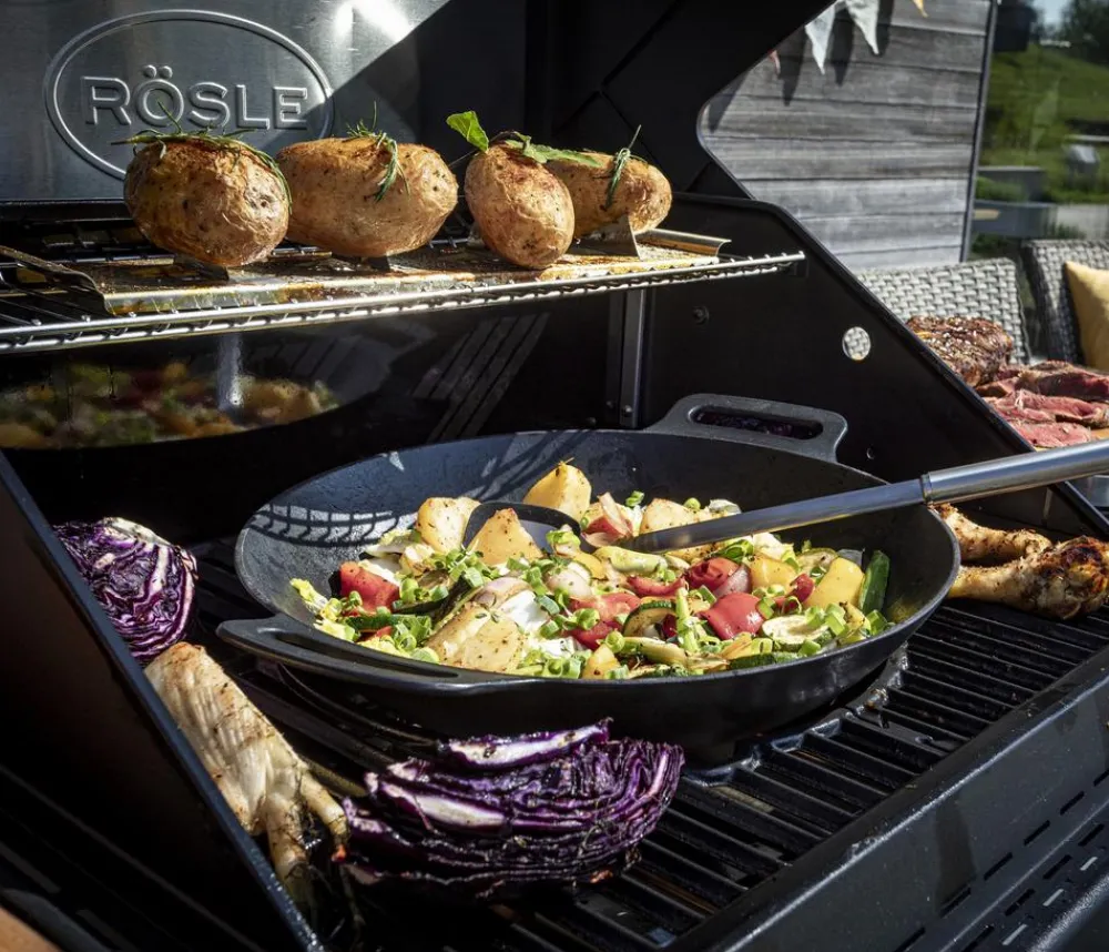Rösle Gasgrills - Gasgrill Allflame Peer 3, ca. B127/H118/T61 cm Schwarz