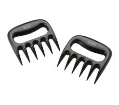 Rösle Grillbesteck & -Handschuhe|Grillzubehör - Pulled Pork Gabeln, 2er-Set Schwarz