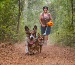 RUFFWEAR® Gummi-Wurfpiezeug Gourdo™ Orange Hot