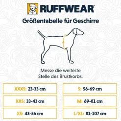RUFFWEAR® Hundehalsbänder & Geschirre - Hundegechirr Hi & Light™ Harne 2.0 Türkis