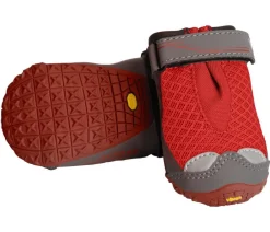 RUFFWEAR® Mehr Hundezubehör|Hundepflege & Hygiene - Pfotenchutzchuh Grip Trex™, 2er et Rot