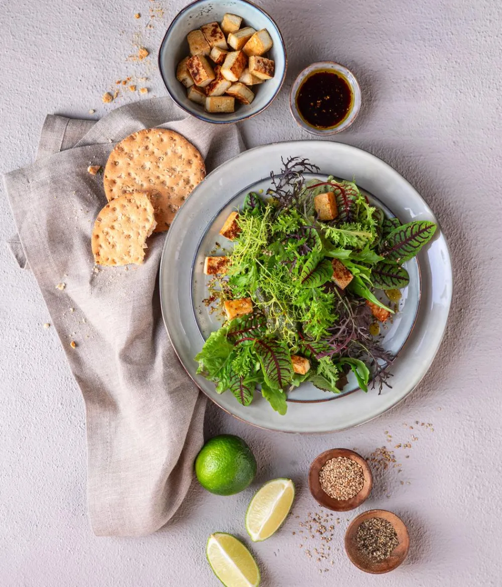 Dehner Salatmischung Asia-Leaf, 20er Schale Grün Best