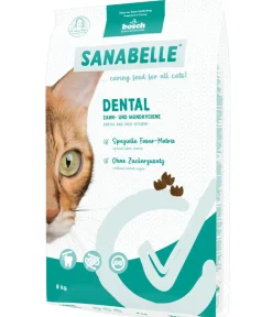 Sanabelle® Trockenfutter Katze - Care Trockenfutter für Katzen Dental Adult, Geflügel