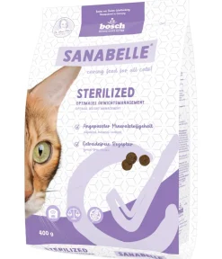 Sanabelle® Trockenfutter Katze - Care Trockenfutter für Katzen Sterilized Adult, Geflügel