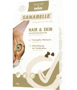Sanabelle® Care Trockenfutter für Katzen Hair & Skin Adult, Geflügel New