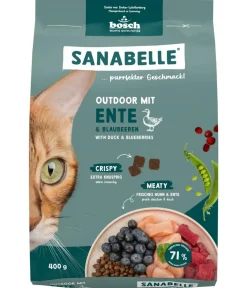 Sanabelle® Life Trockenfutter für Katzen Outdoor Adult, Ente & Blaubeere Outlet