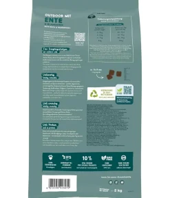 Sanabelle® Trockenfutter Katze - Life Trockenfutter für Katzen Outdoor Adult, Ente & Blaubeere