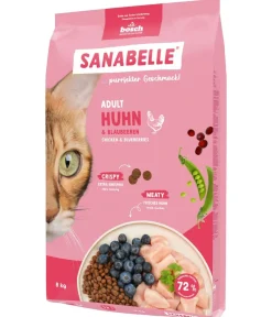 Sanabelle® Trockenfutter Katze > Life Trockenfutter für Katzen Adult, Huhn & Preiselbeeren