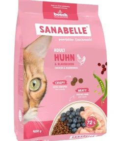 Sanabelle® Life Trockenfutter für Katzen Adult, Huhn & Preiselbeeren New
