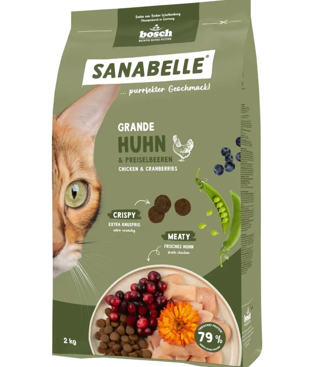 Sanabelle® Trockenfutter Katze > Life Trockenfutter für Katzen Grande Adult, Huhn & Preiselbeere
