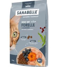 Sanabelle® Trockenfutter Katze > Life Trockenfutter für Katzen Adult, Forelle & Blaubeeren