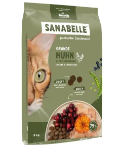 Sanabelle® Life Trockenfutter für Katzen Grande Adult, Huhn & Preiselbeere New