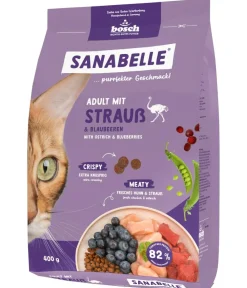 Sanabelle® Trockenfutter Katze - Life Trockenfutter für Katzen Adult, Forelle & Blaubeeren