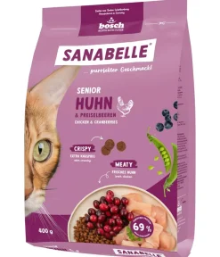 Sanabelle® Trockenfutter Katze > Life Trockenfutter für Katzen Senior, Huhn & Preiselbeeren