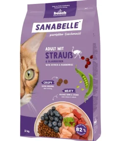 Sanabelle® Life Trockenfutter für Katzen Adult, Strauß & Blaubeeren Clearance