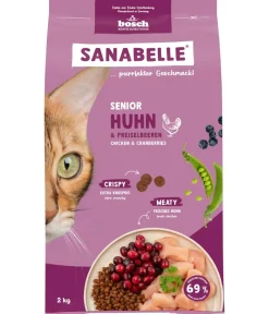 Sanabelle® Life Trockenfutter für Katzen Senior, Huhn & Preiselbeeren Outlet