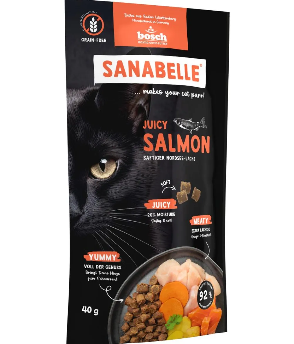Sanabelle® Trockenfutter Katze - Trockenfutter für Katzen Adult, Juicy Nordsee-Lachs