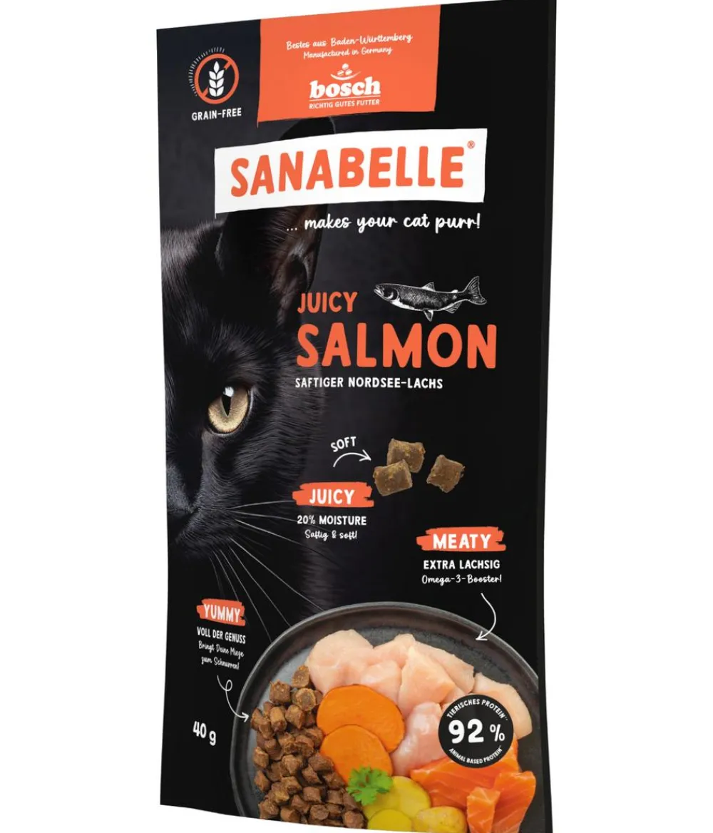 Sanabelle® Trockenfutter Katze - Trockenfutter für Katzen Adult, Juicy Nordsee-Lachs