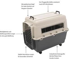Savic Hundetransportboxen - Reisebox Andes inkl. Rollen, , ca. B100/H80/T67 cm
