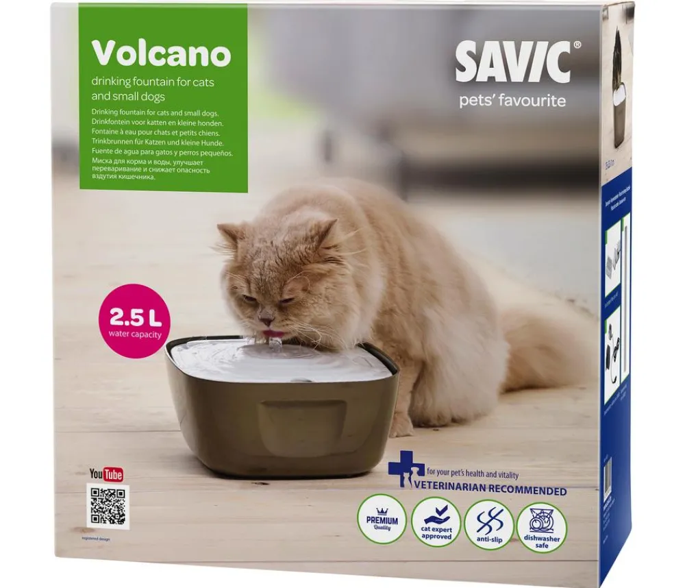 Savic Hundenäpfe & Tränken|Trinkbrunnen - Trinkbrunnen Volcano, /, ca. B25/H11/T25 cm